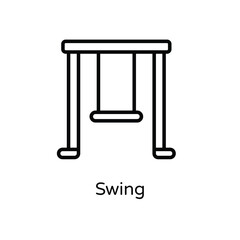 Swing vector icon