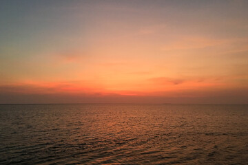 sunset at the beach