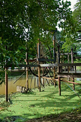 Fototapeta premium The Siem Reap River: the peaceful soul of the city