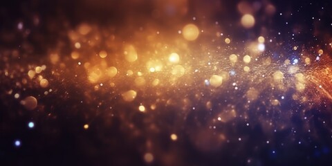 Fototapeta premium Abstract Golden Bokeh Background