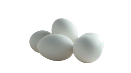 White eggs