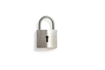 Padlock on White Background