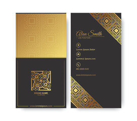 Luxury ornamental logos and business cards template