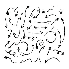 Hand drawn Arrow Icon Set