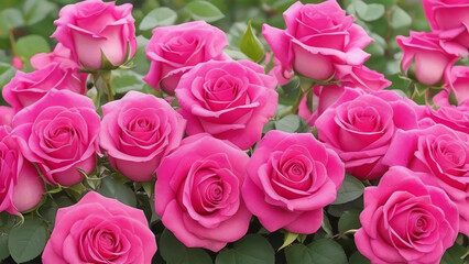 pink roses background