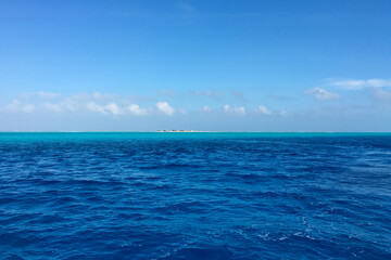 blue sky and sea