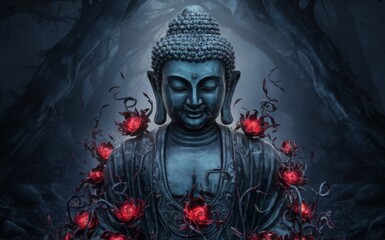 buddha statue in the temple