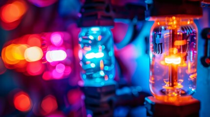 "A brightly colored flyer with a catchy slogan ""Flickering Lights and Sparking Outlets? Call an Electrician Today!"""