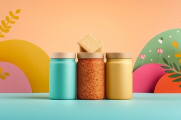 Playful Palate: Creative Food Packaging Concept in Modern Style