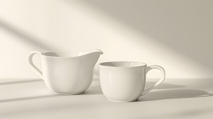 Fototapeta premium cup of coffee with milk
