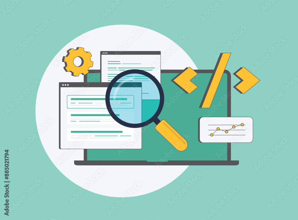 Sticker technical seo optimization with website audit, on-page seo, meta tags optimization. improve site spe
