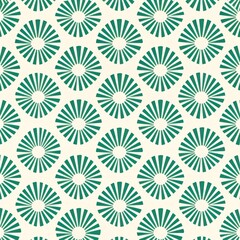 Green pattern backgrounds shape repetition.