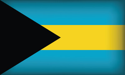 BAHAMAS Flag with Original color