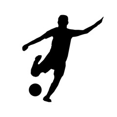 Soccer Player Silhouette