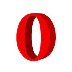 red number zero 0 drawing texture