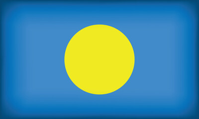 PALAU Flag with Original color