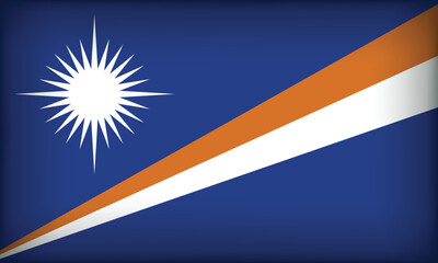 MARSHALL ISLANDS Flag with Original color
