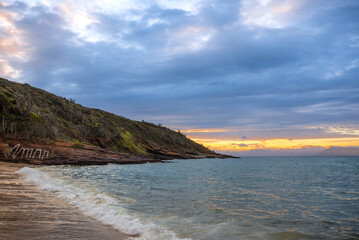 Scenic Sunset View from Praia de João Fernandes - Búzios, Rio de Janeiro, Brazil