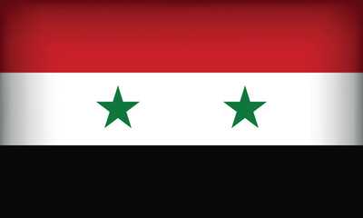 SYRIA Flag with Original color