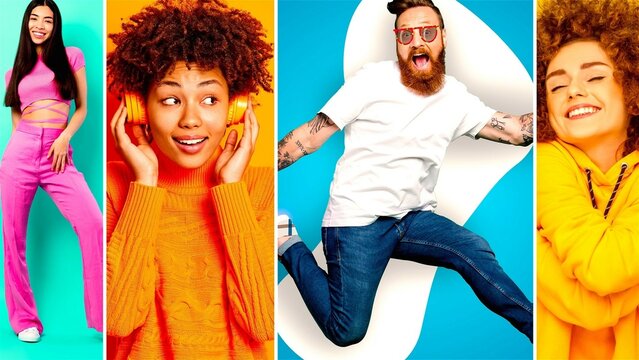 Split Screen Vertical Shots 4 Media