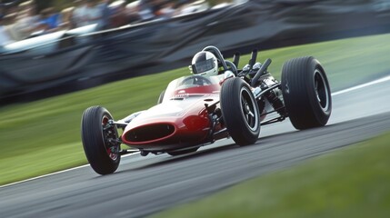 Racing Artistry: Capturing the Elegance and Motion of a Skilled Driver