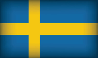 SWEDEN Flag with Original color