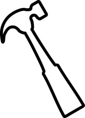 Hammer Tool Vector Graphic Image