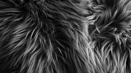 Fototapeta premium fur texture，black