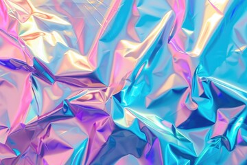 Color Foil. Spectrum Abstract Holographic Background with Trendy Neon Colors