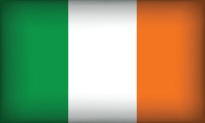 IRELAND Flag with Original color