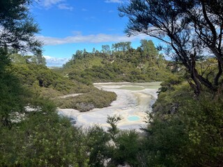 Wai-O-Tapu Thermal Wonderland, Rotorua, North Island of New Zealand