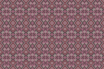 Pixel art pattern seamless for Fabric geometric ethnic pattern seamless,Pixel pattern art wallpaper Background, Design for fabric, curtain, carpet ,geometry seamless pattern art illustration