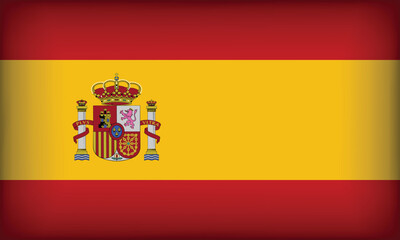 Obraz premium SPAIN Flag with Original color