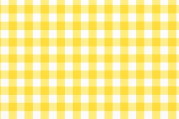 Light yellow gingham backgrounds tablecloth pattern.