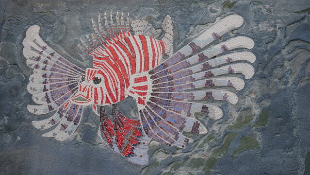 Feuerfisch gefliest