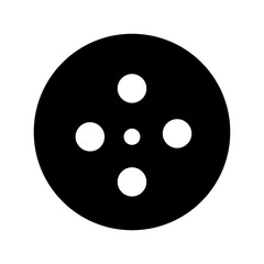 black and white button movie