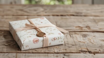 A vintage-inspired gift box with a touch of nostalgia.