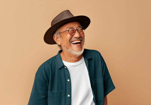 Apparel Men Shirt And Hat Mockup With Generative AI
