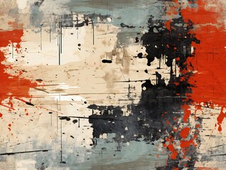 An abstract striped pattern grunge seamless texture.