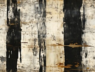 Naklejka premium An abstract striped pattern grunge seamless texture.