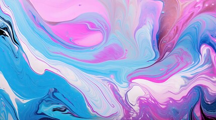 Fototapeta premium Colorful liquid marble background abstract flowing texture experimental art