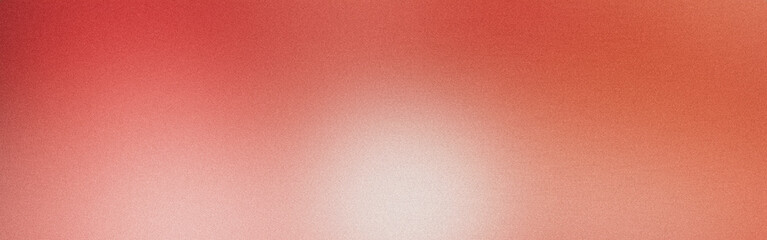 Fototapeta premium Abstract grainy gradient background fading from red to white