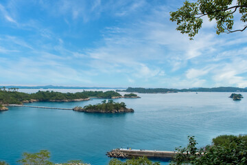 多聞山から眺める松島の景色