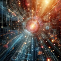 Fototapeta premium fractal realms abstraction