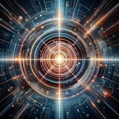 Obraz premium fractal realms abstraction