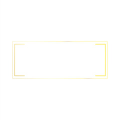 gold rectangle frame border v...