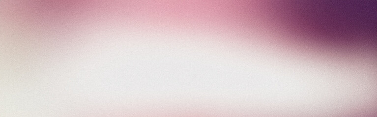 Grainy texture forming a panoramic gradient background with pink and white tones, ideal for a subtle and elegant design