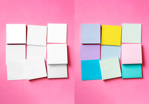 Sticky Notes Mockup With Generative AI
