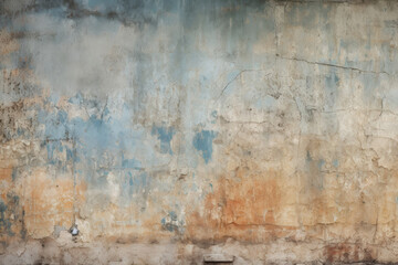 Processed collage of dirty brown concrete wall surface texture. Background for banner, backdrop