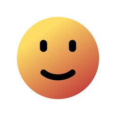 Editable slight smile expression emoticon vector icon. Part of a big icon set family. Part of a big icon set family. Perfect for web and app interfaces, presentations, infographics, etc